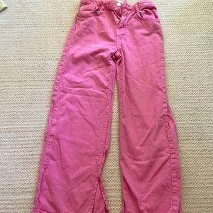 Girls Zara jeans in pink